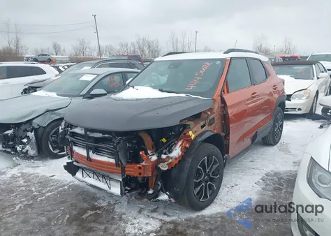 2022 Chevrolet Trailblazer Awd Activ z USA, uszkodzony, nr VIN KL79MSSL7NB013318